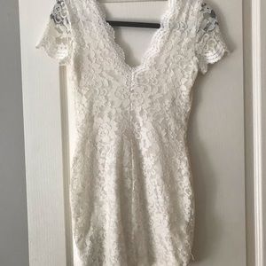 Kimchi Blue Lace Cream Dress